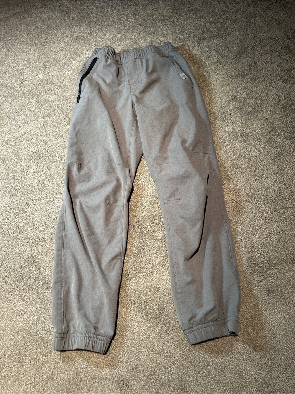 L.L. Bean Gray Kids Elastic-Waist Jogger Pants